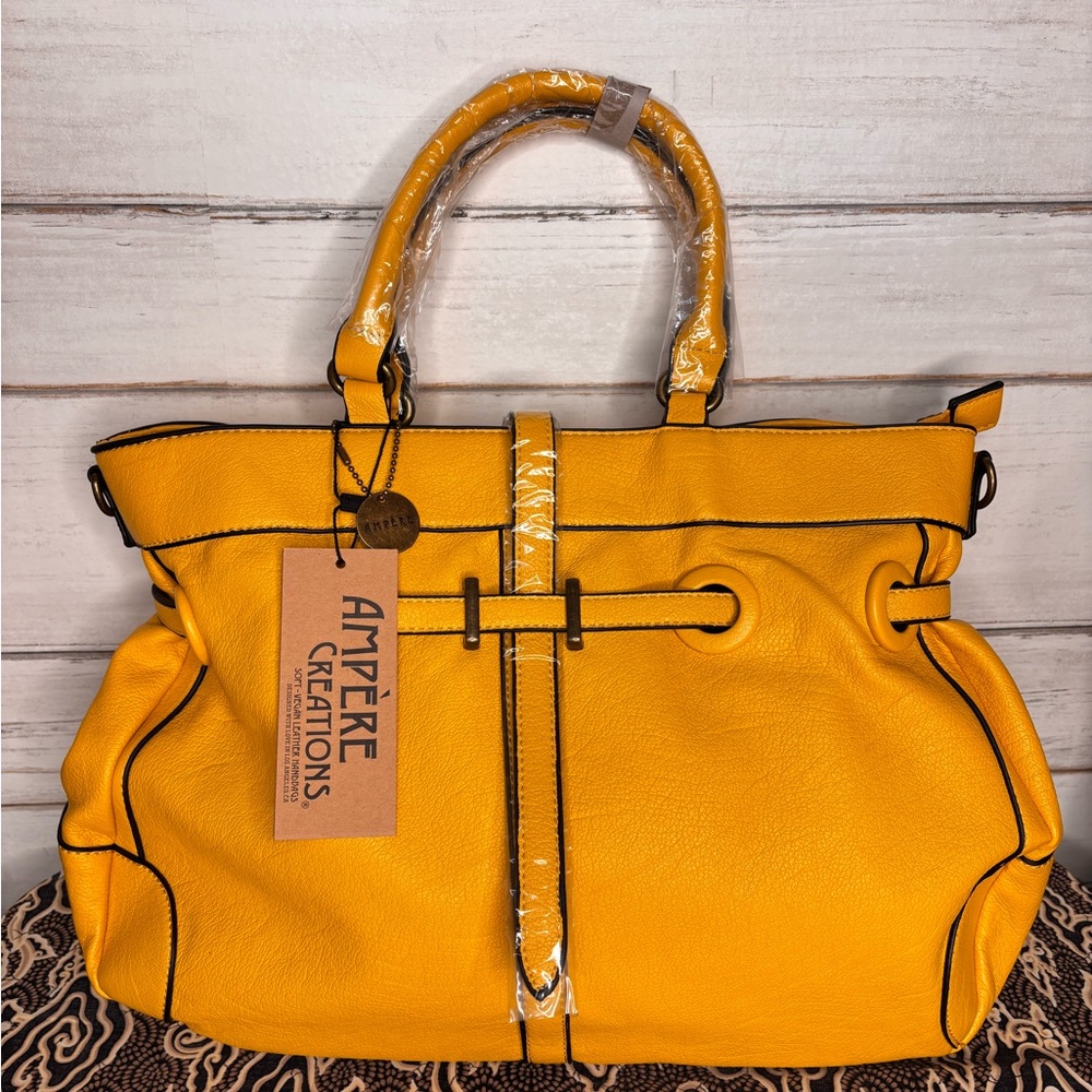 Sunset Yellow Satchel